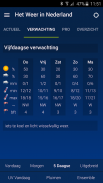 Het Weer in Nederland - Gratis verwachting, radar screenshot 3