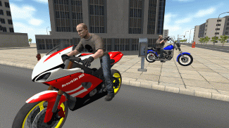 شبیه ساز رانندگی دوچرخه: بازی پلیس تعقیب و گریز screenshot 0