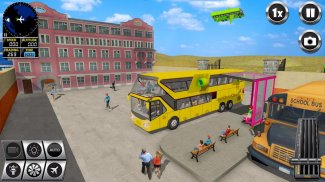 Flying Bus Simulator Bus Games screenshot 3