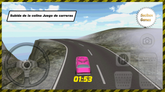 Coche rosa juego screenshot 1