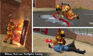 مدرسة الاطفاء الأمريكية: تدريب الإنقاذ البطل screenshot 3