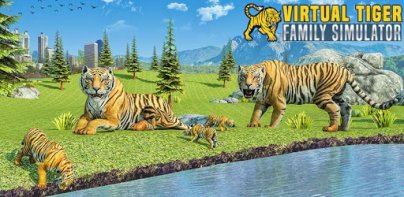 virtual Tigre familia simulador: salvaje Tigre ju