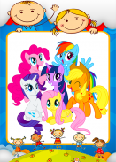 Coloring my little pony Games screenshot 1