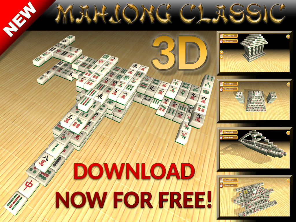 3D Mahjong Solitaire FREE - APK Download for Android