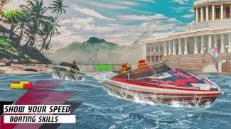 Water Boat Racing Games screenshot 1