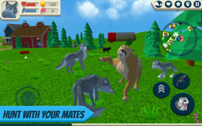 Wolf Simulator: Wild Animals 3D screenshot 2