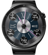 Brushed Metal HD Watch Face & Clock Widget screenshot 0