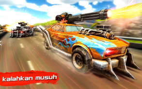 Game Menembak Balap Mobil Kematian Gila screenshot 4