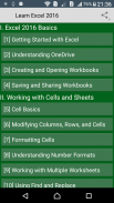 Learn Excel 2016 All-Free screenshot 1