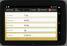 Gold Density screenshot 3