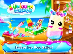 Unicorn Popsicle Maker & Ice Cream Game screenshot 2