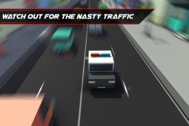 Blocky Pixel Traffic Racer screenshot 6