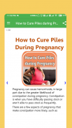 How to Cure Piles during Pregnancy screenshot 0