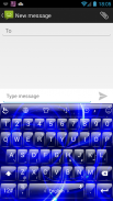 Keyboard Theme G Blue Galaxy screenshot 4