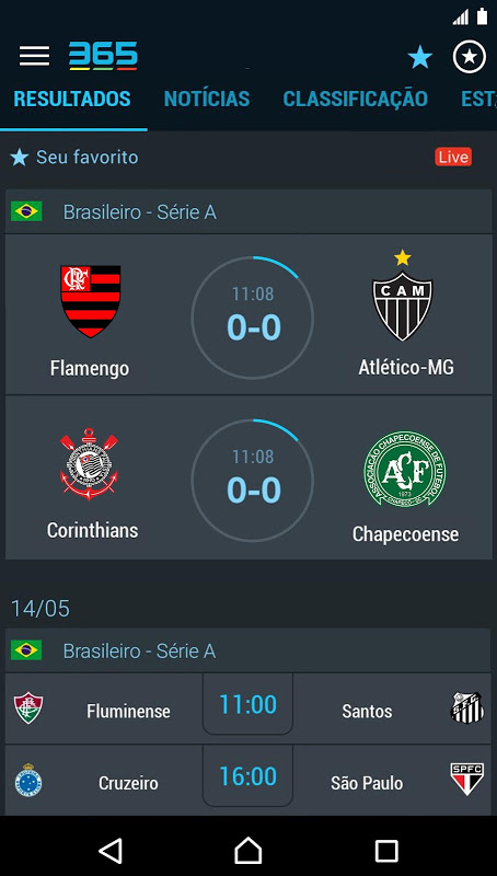 Brasileiro - Série A: Resultados ao vivo e classificação - 365Scores