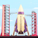 Space Rocket Flight Simulator Icon