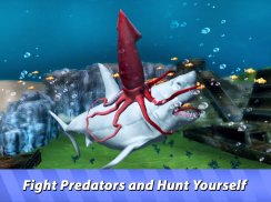 Ocean Squid Simulator - dive into animal survival! screenshot 3