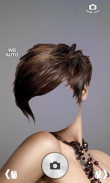 Woman hair style photo montage screenshot 2