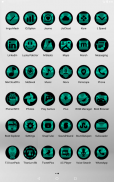 Oreo Teal Icon Pack Free screenshot 22