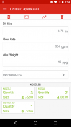 Drill Bit Nozzle Calculator screenshot 1