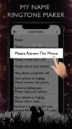 अपने नाम की रिंगटोन बनाए - Name Ringtone Maker screenshot 1