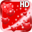 Red Hearts LWP Icon