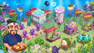 Aquarium Farm: fish town, Mermaid love story shark screenshot 5