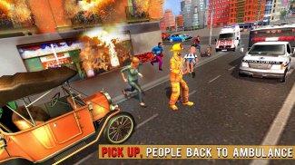 Fire Fighter Truck Real City Heroes screenshot 9