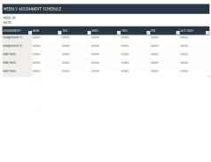 Schedules Templates screenshot 17