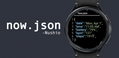 now.json - JSON Watch Face