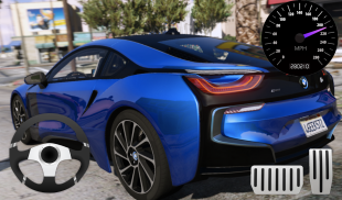 Driver BMW I8 Night City screenshot 1