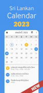 Calendar 2023 - Sri Lanka screenshot 0