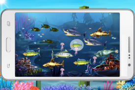 เกม ปลา ฉลาม - ปลาใหญ่กินปลาเล็กปลาน้อย screenshot 1
