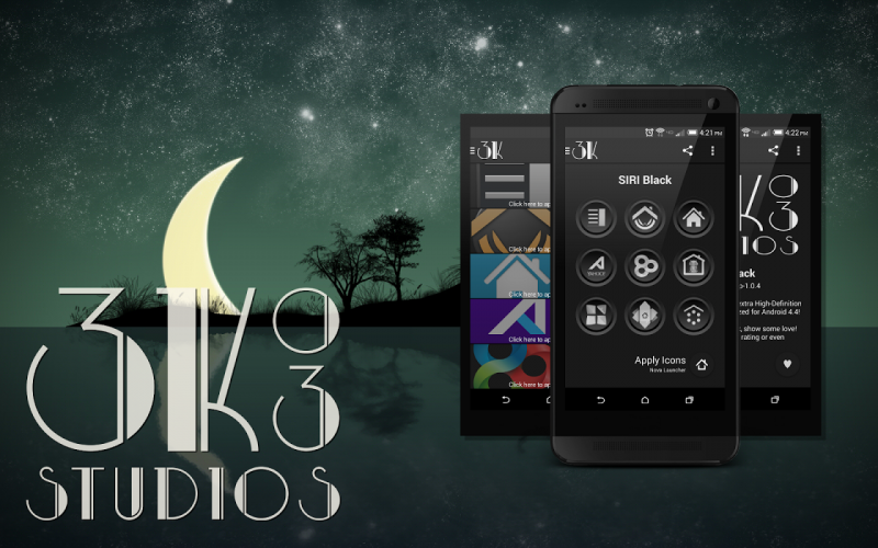 3k Sr Black Icon Pack 1 155 2 Download Android Apk Aptoide