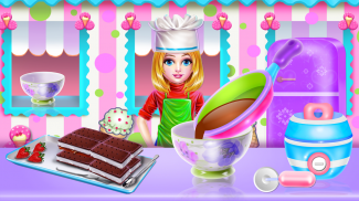 IceCream Sandwich Cake Cooking screenshot 1