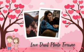 Dual Love Photo Frames screenshot 1