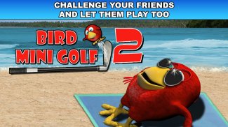 Bird Mini Golf 2 – Beach Fun screenshot 2