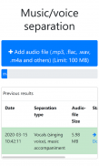 Music Voice Separator screenshot 1