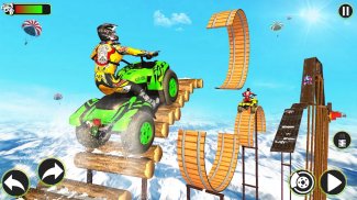 Snow ATV Quad Bike Stunts Race screenshot 0