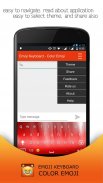 Emoji Keyboard - Цвет Emoji screenshot 4