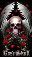 Rose Skull Live Wallpaper screenshot 0