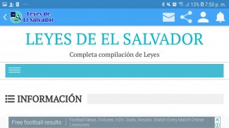 Leyes de El Salvador screenshot 8