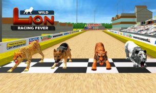 Wild Lion Racing Animal Race screenshot 1