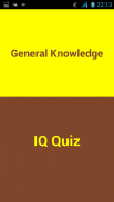 General Knowledge and IQ Test screenshot 2