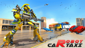 Snake Robot: Taxi Robot Games screenshot 0