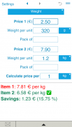 Unit Price Calculator screenshot 5