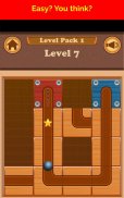 Roll Ball Escape - Slide puzzle screenshot 1