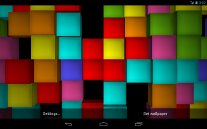 Cube 3D: Живые Обои screenshot 1