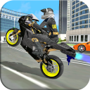 Motorbike Stunt Super Hero 3D Icon