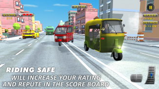 Tuk Tuk Rickshaw:  Auto Traffic Racing Simulator screenshot 9